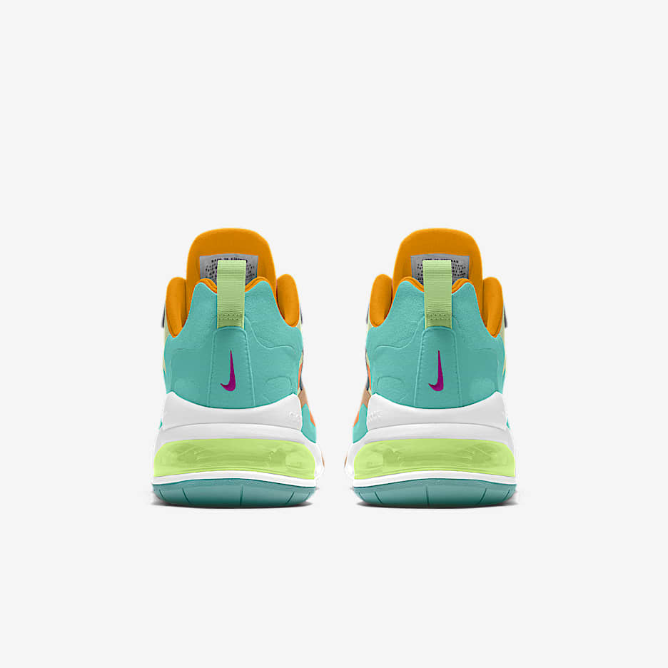 Nike Air Max 270 React Premium By You Custom Men s Shoe. Nike